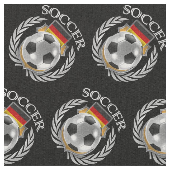 Germany Soccer 2016 Fan Gear Fabric (Close Up)