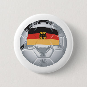 Germany Soccer 2 Inch Round Button
