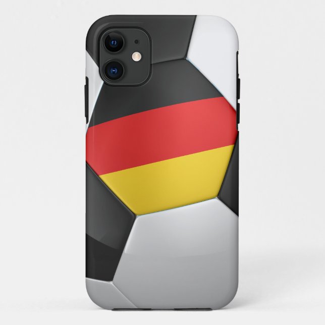 Germany Soccer Ball Case-Mate iPhone Case (Back)