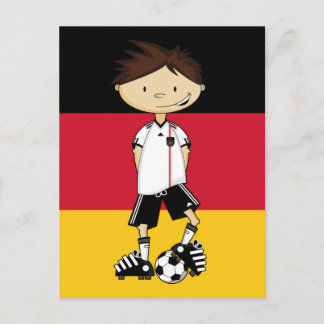 Germany Soccer Boy Postcard