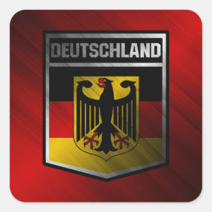 Germany Square Sticker