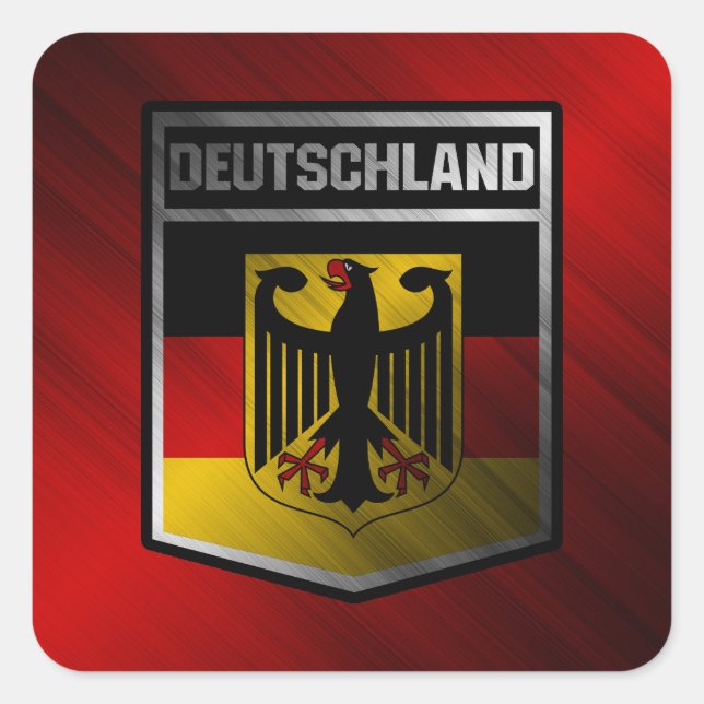 Germany Square Sticker (Front)