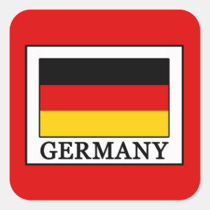 Germany Square Sticker