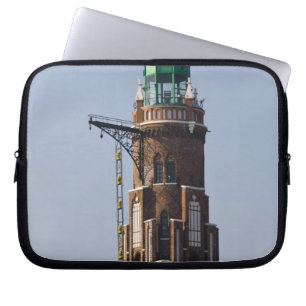 Germany, State of Bremen, Bremerhaven. Harbour Laptop Sleeve