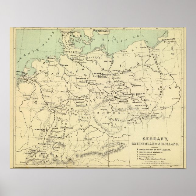 Germany, Switzerland, Holland Poster (Front)