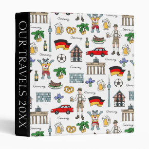 Germany Symbols Pattern Binder