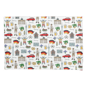 Germany   Symbols Pattern Pillowcase
