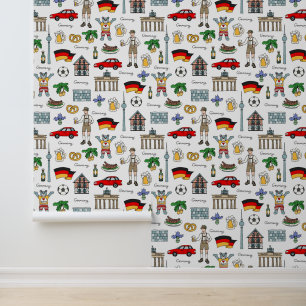 Germany   Symbols Pattern Wallpaper