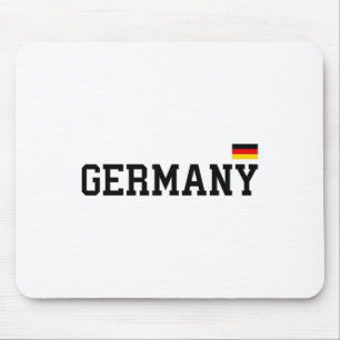 Germany T Shirt Women Men Kids Soccer Fan German F Mouse Pad