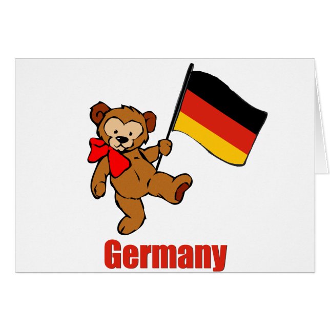 Germany Teddy Bear (Front Horizontal)