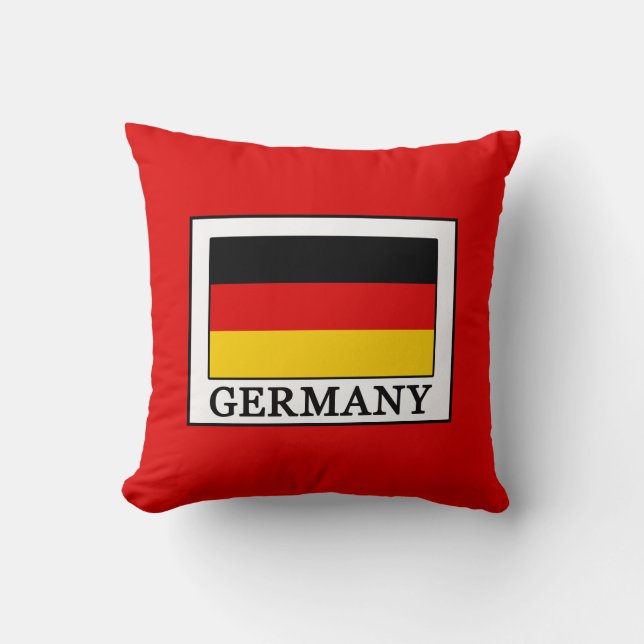 Germany Throw Pillow (Front)