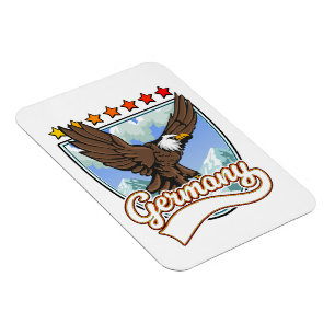 Germany Travel patch Magnet
