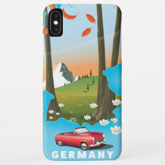 Germany Travel poster. iPhone XS Max Case