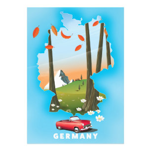 Germany Travel poster. Photo Print