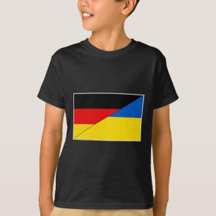 Germany Ukraine Flag German Ukrainian Support Citi T-Shirt