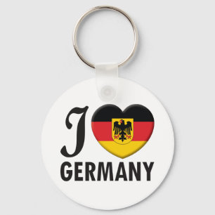 Germany v2 Love Keychain