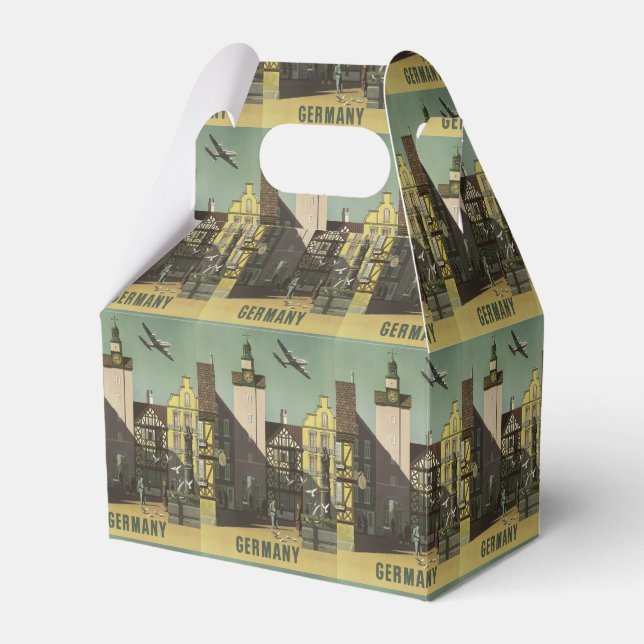 GERMANY Vintage Travel favour box (Front Side)