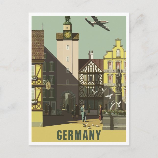 Germany Vintage Travel Postcard (Front)