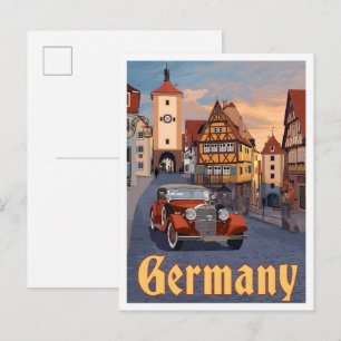 Germany Vintage Travel  Postcard