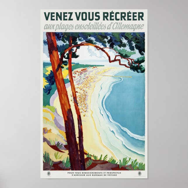 Germany Vintage Travel Poster 1935 (Front)