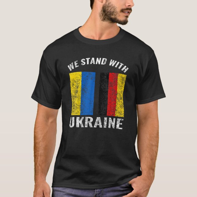 Germany - We Stand With Ukraine T-Shirt (Front)