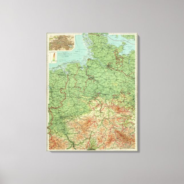 Germany western section canvas print (Front)
