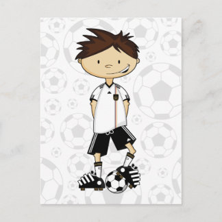 Germany World Cup Soccer Boy Postcard