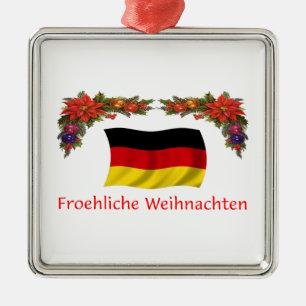 GermanyChristmas Metal Ornament