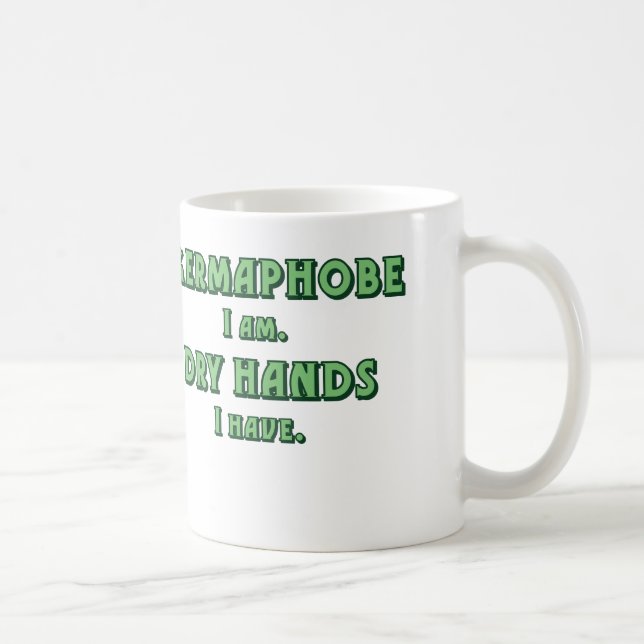 Germaphobe coffee mug (Right)
