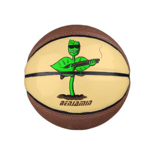 Germinator cyborg plant funny cartoon mini basketball