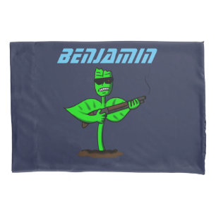 Germinator cyborg plant funny cartoon pillowcase
