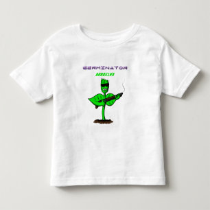 Germinator cyborg plant funny cartoon  toddler t-shirt