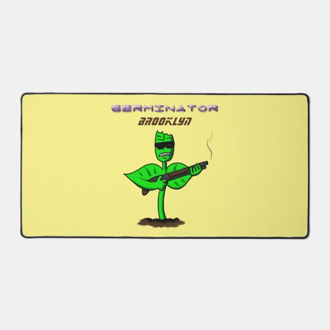 Germinator cyborg plante dessin humoristique (Recto)