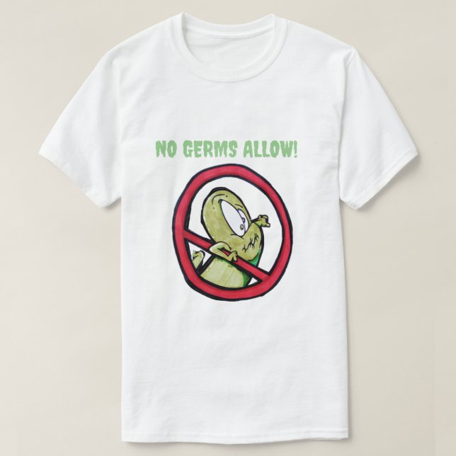 GERMS FREE T-SHIRT (Design Front)