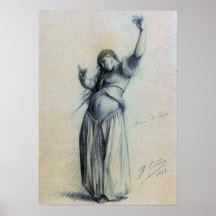 Gérôme - Almee From Cairo 1863 Poster