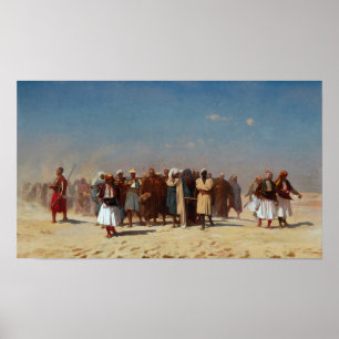 Gérôme - Egyptian Recruits Crossing The Desert Poster