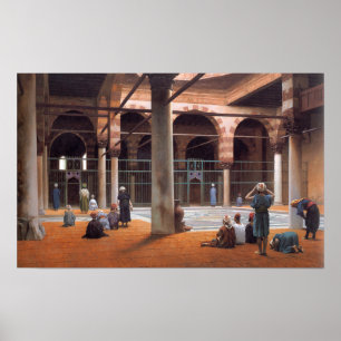 Gérôme - Interior Of A Mosque 1870 Poster