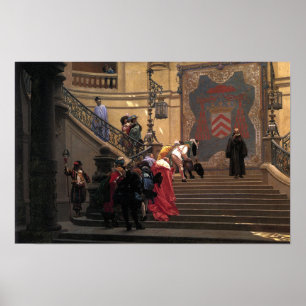Gérôme - Power Behind The Throne 1873 Poster