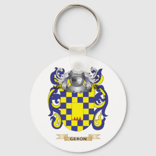 Geron Coat of Arms (Family Crest) Keychain