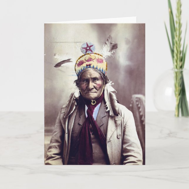 Geronimo, age 74 card (Front)