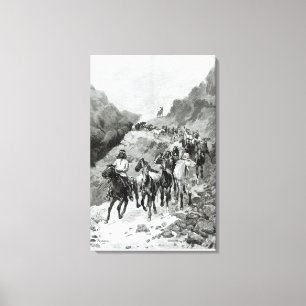 Geronimo and his Band Canvas Print