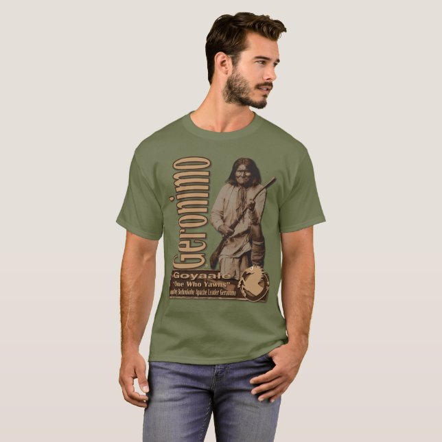 Geronimo Bedonkohe Apache Leader T-Shirt (Front Full)
