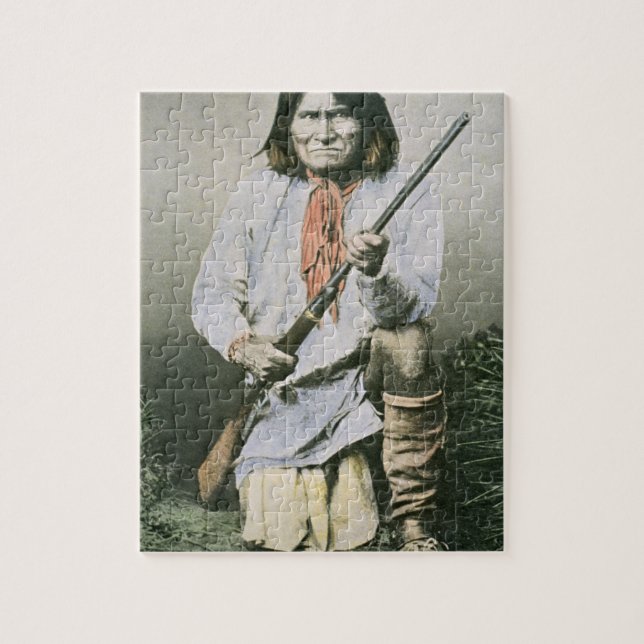 Geronimo (coloured photo) jigsaw puzzle (Vertical)