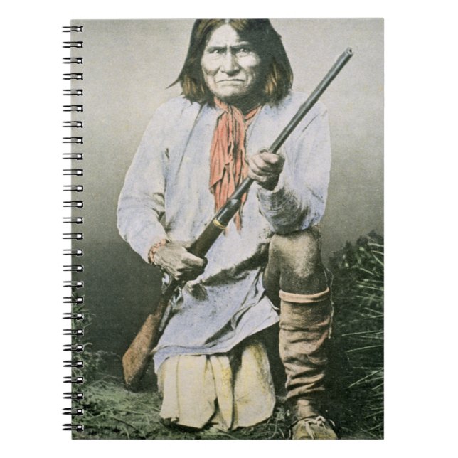 Geronimo (coloured photo) notebook (Front)
