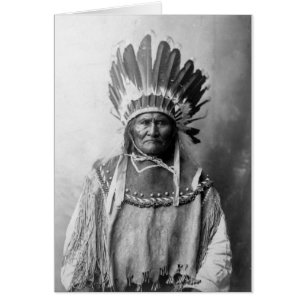 Geronimo dans la coiffe 1907
