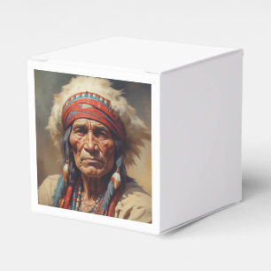 Geronimo Indian Chief Warrior Portrait Favor Box