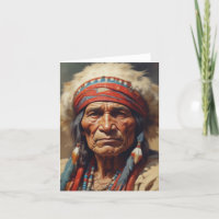 Geronimo Indian Chief Warrior Portrait