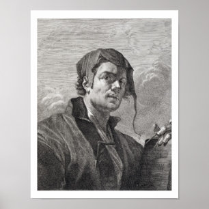 Gerrit van Honthorst (1590-1656), engraved by Cosi Poster