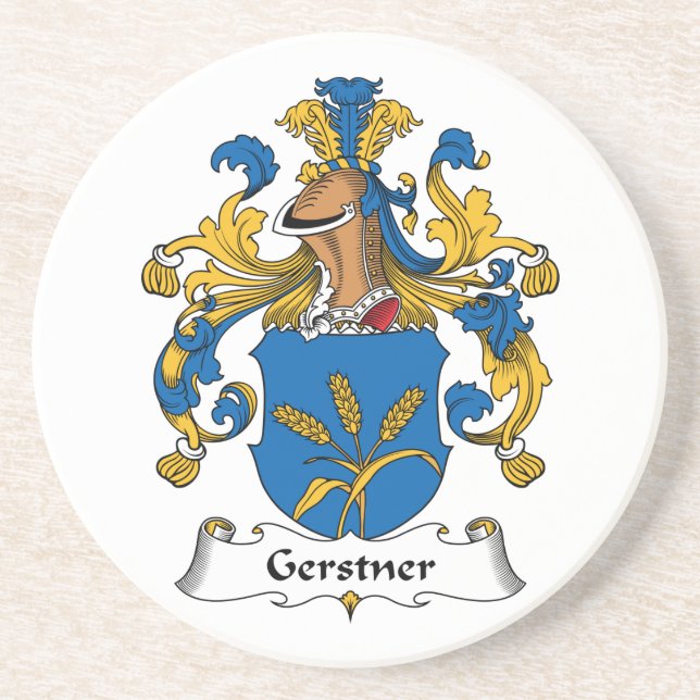 Gerstner Family Crest Coaster (Front)