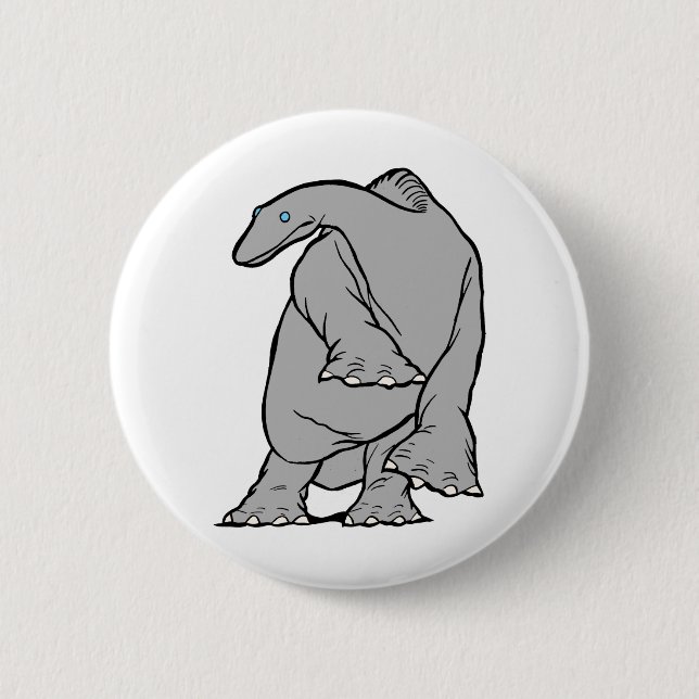 Gertie the Dinosaur Gear! 2 Inch Round Button (Front)